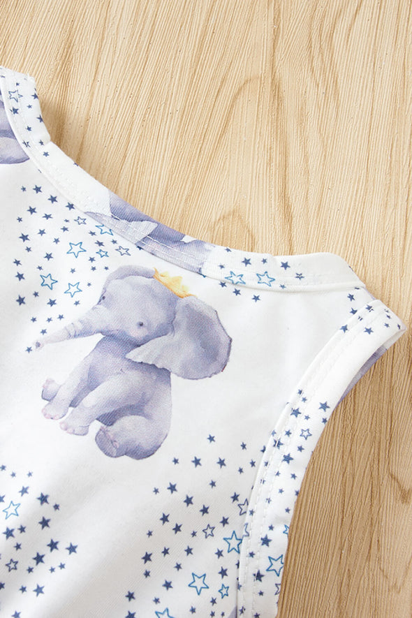girls  Whimsical Elephant Patterned Bodysuit  Trendy Elephant-themed Baby Outfit  Stylish and Comfortable Baby Girl Bodysuit  Soft and Cozy Elephant Print Onesie  Ship From Oversea  Playful Elephant Print Bodysuit  Perfect Gift for Elephant Lovers  Must-have for Elephant Enthusiasts  Cute and Adorable Elephant Design  Baby Girl Elephant Onesie  Animal-inspired Baby Clothing