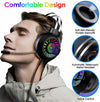 Gaming Headset with Mic  3.5mm Headphone for PC  Gaming Headset for Laptop  Mac Gaming Headphone  Nintendo Gaming Headset  PS4 Gaming Headphones  Xbox One Gaming Headset  Surround Sound Gaming Headset  Comfortable Gaming Headphones  RGB Backlit Gaming Headset  Adjustable Headband Headphones  Noise-Canceling Microphone  Multi-Platform Gaming Headset  Immersive Audio Gaming Headphone  Lightweight Gaming Headset  Gaming Headset with LED Lighting