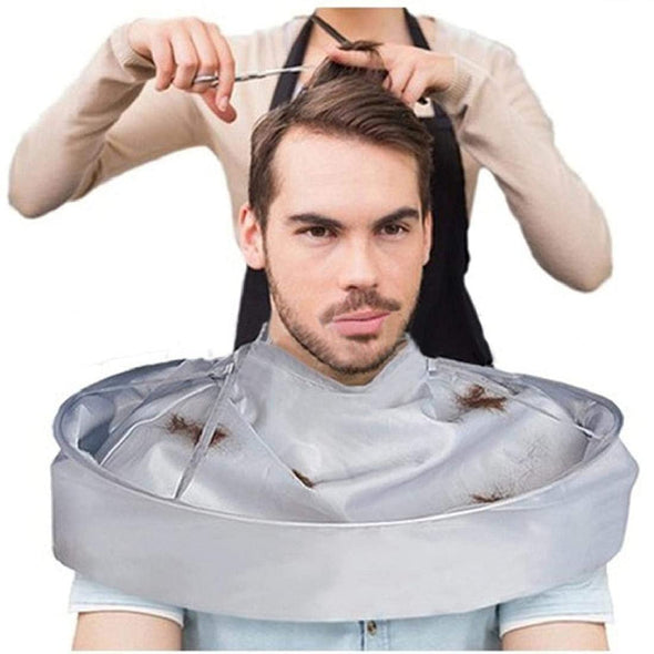 Versatile Haircare Tool  Three-Dimensional Design  Protective Covering  Mess-Free Haircutting  men  Household Haircut Tool  Haircut Cloak  Haircut Accessories  Haircare and Styling  Hair Salon Equipment  Hair Dye Cloak  Gifts for Him  Father's Day Sale  Father's Day Gifts  Breathable Fabric  Barber Supplies