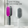 Women's grooming accessory  Women's beauty accessory  Tangle-free hairbrush  Self-massage hairbrush  Self-cleaning hairbr  Scalp massage brush  One-key cleaning brush  Healthy scalp brush  Hairbrush for thinning hair  Hairbrush for static control  Hairbrush for shiny hair  Hairbrush for hair loss  Hair loss prevention brush  Hair care innovation  Easy hair cleaning brush  Daily haircare tool  Anti-static hairbrush  Anti-hair loss hairbrush  Airbag massage scalp comb
