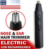 Nose Hair Trimmer Ear Hair Groomer Eyebrow Shaver Nose Hair Clipper Rechargeable Grooming Tool Facial Hair Removal Multi-Functional Trimmer Waterproof Nose Trimmer USB Rechargeable Hair Clipper Men's Grooming Device Ear and Nose Hair Removal Professional Hair Trimming Portable Groomer for Men Long-Term Use Trimmer Cordless Nose Hair Clipper Easy to Clean Trimmer Hygienic Grooming Solution Facial Hair Maintenance Compact Hair Trimmer Ear and Nose Grooming Kit