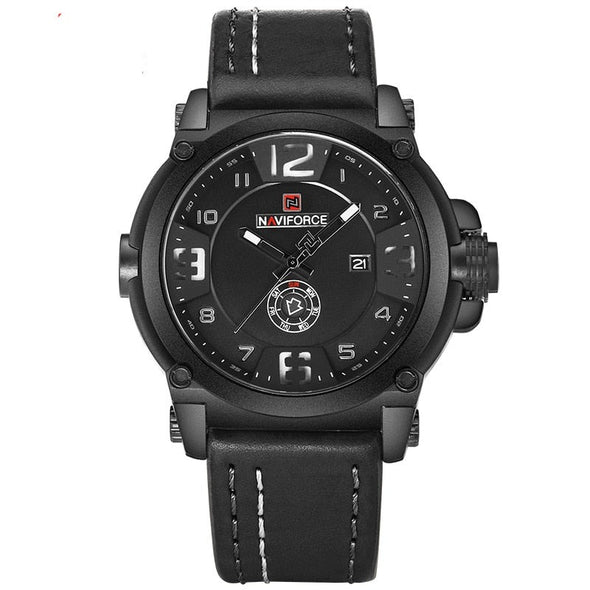 men  Watch Gift Set  Versatile for Sports and Casual Wear  Trendy Accessories  Top Luxury Timepiece  Sporty and Elegant Design watch  Sports Military Watch  Perfect Gift for Men.  Men's Quartz Watch  Luxury Watches  Luxury Brand Watch  Leather Strap Wristwatch  High-Quality Quartz Movement  Gifts for Him  Father's Day Gifts  Excellent Craftsmanship  Analog Timekeeping  Analog Date Display