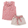 Son and Daughter Sale  Trendy Kids outfit  Summer Fashion  Stylish Kids  Sleeveless Top  Shorts Pants  Playful Fashion  Ins Style  Girls Fashion  Floral Print  Cute Outfit  Comfortable Wear  Childrens Clothing  Casual Sets  Bowknot Detail