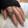 Unisex Silver Color Personality Ring - Mecco Shop Women's jewelry  Thai silver color  Personality design  Oval wide ring  Men's Jewelry  Jewelry gifts  Irregular twist  High quality  Fashion Accessories  Creative design