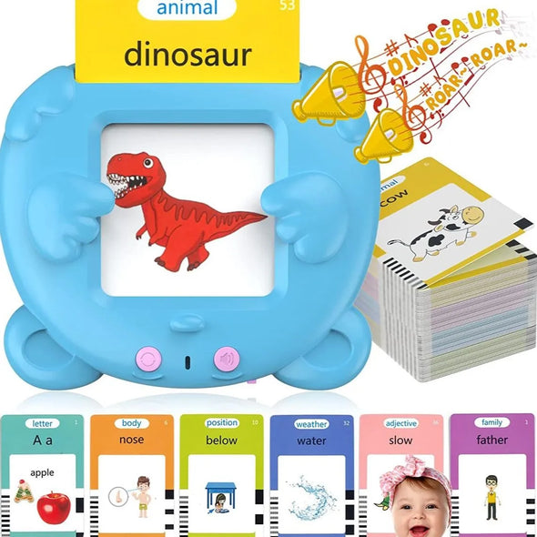 Toddler Vocabulary Cards  Toddler and Preschooler Learning  Stimulating Children's Interest  Sound-Enabled Flashcards  Screen-Free Learning  Reusable Flashcard Set  Rechargeable Learning Device  Language Development Toys  Kids' Cognitive Development  Interactive Reading Machine  Interactive Preschool Learning  Ideal Gift for Kids  Fun Educational Gift  Eye-Safe Educational Toy  Engaging Language Learning  Educational Learning Toys  Early Education Flash Cards