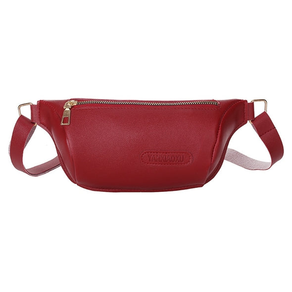 Women's Fashion Accessory  women's bag  Versatile Lady Chest Bag  Trendy Fanny Pack for Women  Stylish PU Leather Waist Bag  Practical and Stylish Accessory  Multifunctional Travel Companion  Fashionable Travel Pouch  Convenient Mobile Coin Purse  BAGS