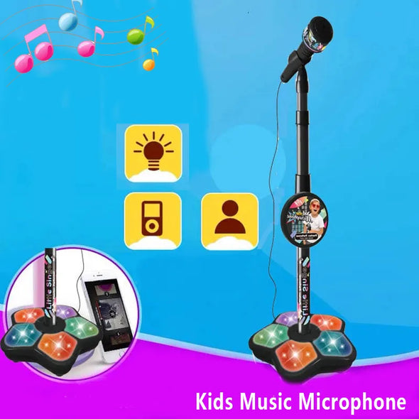 Kids Karaoke Microphone with Stand
