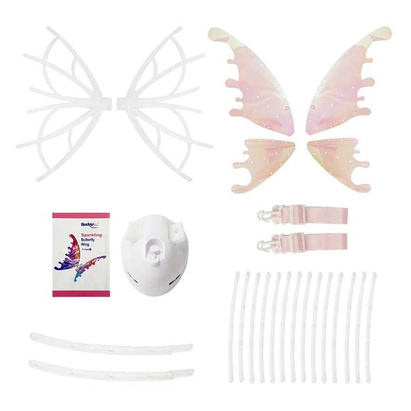 Whimsical fairy-themed party  Whimsical costume wings  Versatile costume accessory  Magical costume wings  Lightweight costume wings  Kids' performance props  Fairy wings costume accessory  Fairy tale-themed costume prop  Fairy tale costume wings  Fairy princess costume wings  Fairy costume for children  Ethereal angel wings  Elf wings for kids  Easy-to-wear fairy wings  Delicate costume wings  Costume accessory for girls  Angel wings costume props  Angel costume for girls