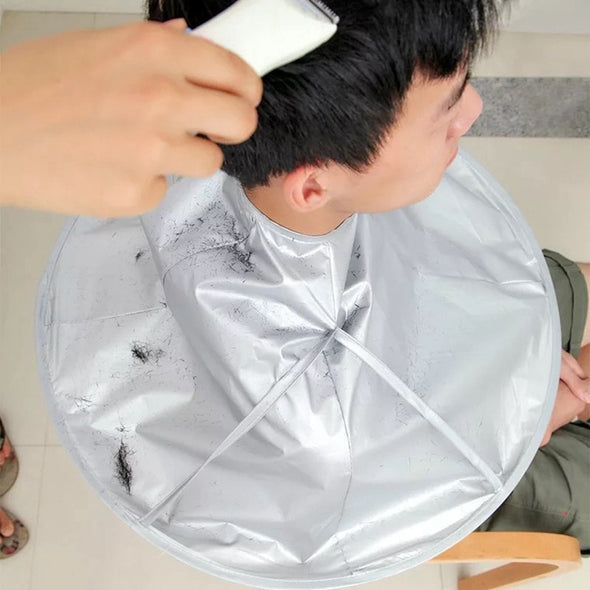men  Versatile Haircare Tool  Three-Dimensional Design  Protective Covering  Mess-Free Haircutting  Household Haircut Tool  Haircut Cloak  Haircut Accessories  Haircare and Styling  Hair Salon Equipment  Hair Dye Cloak  Gifts for Him  Father's Day Gifts  Breathable Fabric  Barber Supplies