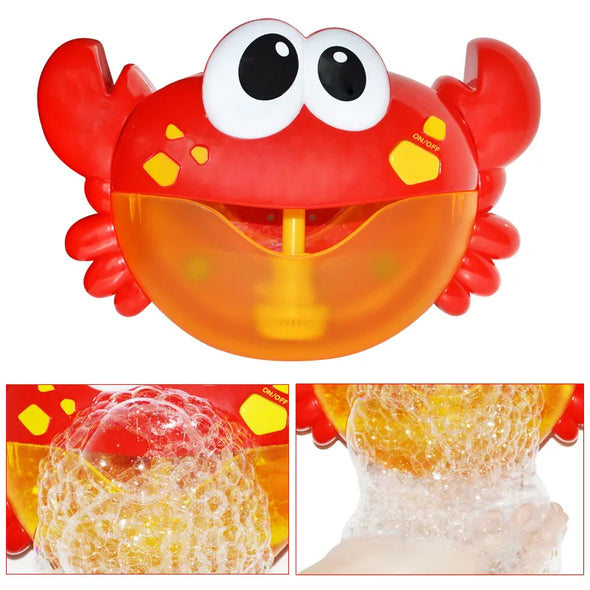 Toddler Bubble Maker  Swimming Bath Toy  Safe Bath Toys  Pool Bath Time Toy  Non-Toxic Baby Bath Toy  Musical Bubble Maker  Kids' Bath Playtime  Interactive Bathing Toy  Fun Bath Time Accessories  Environmentally-Friendly Bath Toy  Children's Bathroom Fun  Child-Friendly Bath Toy  Bubbly Bathing Adventure  Bubble-Producing Toy  Bubble Crab Toy  boys  Bathtub Soap Machine  Bathroom Toys for Kids  Bath Time Nursery Rhymes  Bath Entertainment for Children