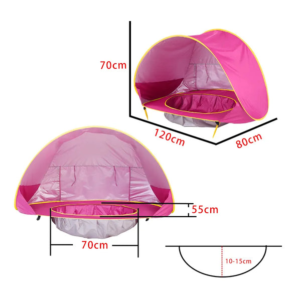 UV Sun Protection for Infants  UV Protection Sun Shelter  Toddler Beach Playhouse  Sunblock Shade for Children  Portable Shade Pool  Pop-up Baby Beach Shade  Poolside Baby Tent  Play House Tent  Kids' Outdoor Sun Shelter  Infant Sun Protection  Infant Outdoor Toys  Compact Infant Beach Shelter  Children's Beach Toys  Child Swimming Pool  Beach Tent Toys  Beach Canopy for Babies  Baby Beach Tent  Baby Beach Shelter  Baby Beach Gear