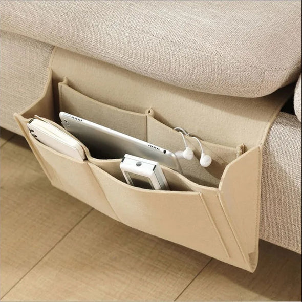 Versatile Bedside Pouch  Space-Saving Storage Solution  Sofa TV Remote Control Holder  Remote Control Storage Caddy  Practical Bedside Storage  Neat and Tidy Bedside Solution  Multi-functional Organizer  Home Storage Accessory  Hanging Caddy  Felt Storage Bag  Easy-to-Reach Bedside Storage  Couch Storage Organizer  Convenient Bedside Accessory  Clutter-Free Bedside Solution  Bedside Organizer  Bedside Essentials Organizer  Bed Holder Pockets  Bed Desk Bag  US Labor Day Sale