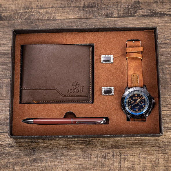 mens  men  Wristwatch Set  Watch Gift Set  Premium Timepieces  Pen Set  Men's Wallet  Men's Fashion set  Male Gift Set  Luxury Watches  Gift Box  Fashion Accessories  Cufflinks