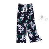 Women's pants/shorts  Wide leg style  Trouser suits  Summer shorts  Sleepwear  Sleep bottoms  Lounge wear  Large size  Home clothes  Flower print design