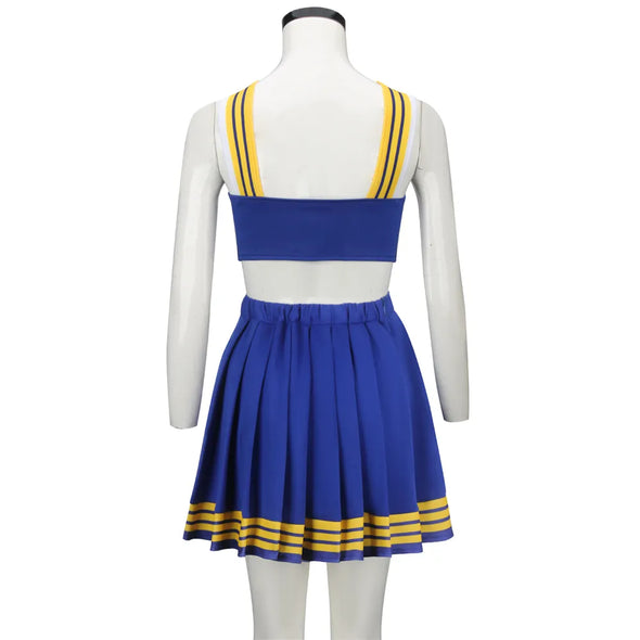 Versatile Costume for Parties  Taylor Swift Inspired Costume  Taylor Swift Fan Apparel  Taylor Swift Cosplay Costume  Taylor Swift Cheerleader Costume  Shake It Off Cheerleading Outfit  Premium Quality Cheerleading Costume  Pop Star Cheerleader Dress  Iconic Music Video Costume  Iconic Dance Performance Outfit  High-Quality Polyester Costume  High School Girls Halloween Costume  Halloween Party Costume  Halloween Costume for Music Fans  Girls' Cheerleader Costume Set