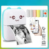 Wireless Printing USB Cable Included Travel-Friendly Printing Portable Thermal Printer Portable Label Printer Portable Label Maker On-The-Go Labeling Mobile Label Printer Mini Wireless BT Printer Memo Printing Device Memo Printer Compact Photo Printer Compact and Lightweight Printer 203dpi Photo Label Printer