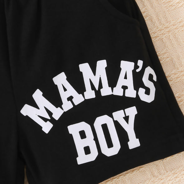 Son and Daughter Sale  Trendy Hoodie Set  Stylish Shorts Ensemble  Ship From Overseas  Mother Son Bond  Mommy Influence  Mamas Boy Fashion  Graphic Hoodie Style  Fashionable Mamas Boy  Fashionable Kids Wear  Cool Kid Outfit  Adorable Fashion Statement