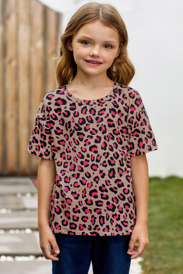 off shoulder shirt  leopard print tops for girls  leopard print tee  girls tee  girls shirt  comfortable fit shirt