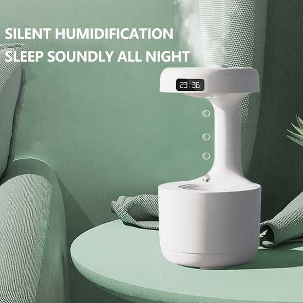 trending product  Led Intelligent Display Screen  GravityFlow  Fogger  Fog Visible USB Air Humidifier  Cool Mist Maker  Anti-Gravity Water Droplets Diffuser  Anti-Gravity Water Droplet Humidifier  Air Humidifier
