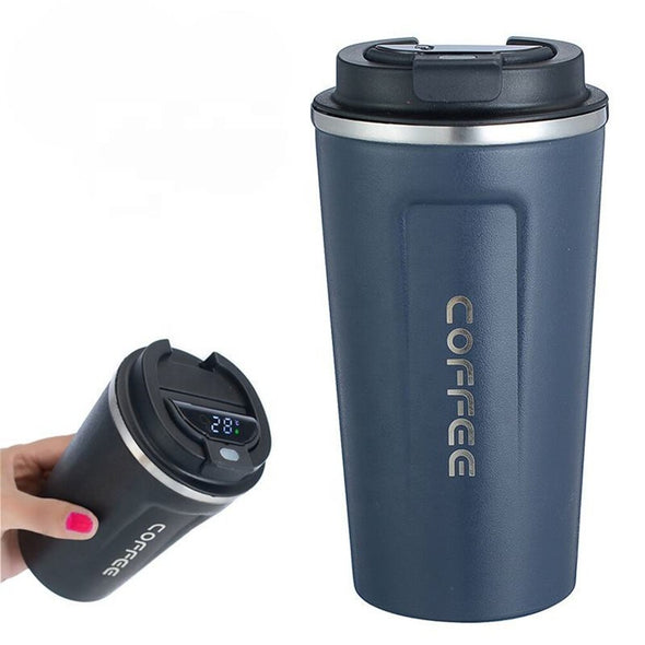 World Senior Citizen Sale  Travel Mug  Thermos Cup  Stainless Steel Tumbler  Smart Coffee Tumbler  Portable Travel Mug  Intelligent Temperature Display