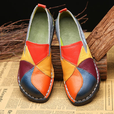 Women Loafers  Versatile Loafers  Trendy Flats  Summer Flats  Stylish and Comfortable shoes  Patches Stitching loafers  Patches Stitching Flat Shoes Woman  Modern Moccasins  Moccasins Style  Leather Moccasins Loafers  Genuine Leather  Fashionable Footwear  Elegant Summer Shoes  Candy Colors loafers  Fall collection