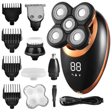 Trendy Accessories  Nose Hair Trimmer  Men'S Grooming  Male Gift Set  Grooming Essentials  Father's Day Gifts  Electric Shaver For Men  Electric Shaver  Electric Razor  Beard Trimmer  5D Shaving