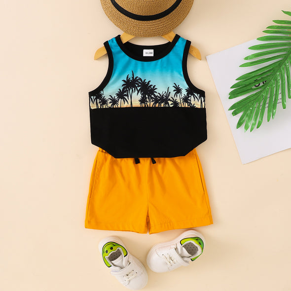 Son and Daughter Sale  Matching Set  Cute Tank Top  Trendy Ensemble  Comfortable Kids Wear  Playful Outfit  Summer Style  Short Set  Creative Kids Tee and Short Set  graphic tank  Kids Fashion Must-Have  Kids Fashion  Cool Kids Fashion  Ship From Overseas  Active Kids