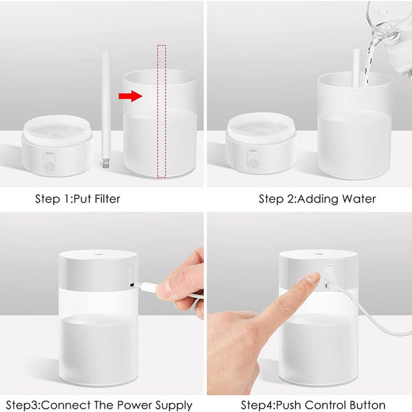 Portable Mini USB Humidifier - Mecco Shop USB  ultrasonic diffuser  trending product  Trending  Shop by trends  portable humidifier  kitchen and dining  indoor  household  home environment  home and garden  featured product  featured prodcut of the month  featured  aroma diffuser  Air Humidifier